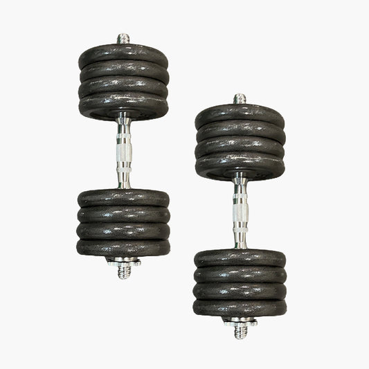 Adjustable Cast Iron Dumbbells (Set)