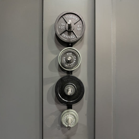 Wall Mount Weight Plate Holder