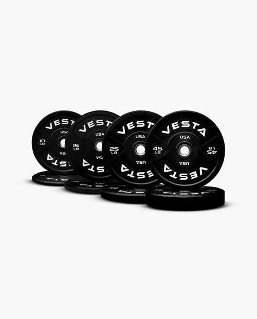 Black Bumper Plates 190 lbs