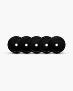 Standard Black Bumper Plates 260lb 