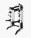 PRO SERIES 2IN1 Ultimate Half Rack Functional Trainer Combo 160lb White