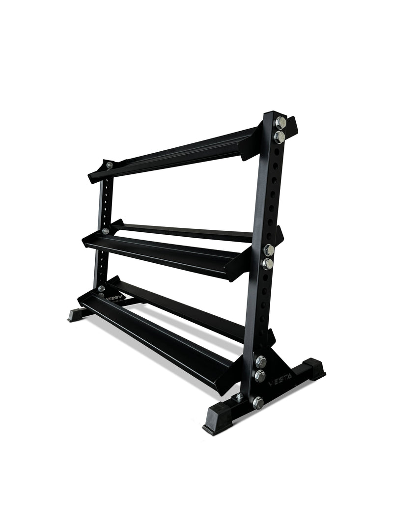 D Three Racks 3-Tier Dumbbell Rack – Vesta Fitness Store
