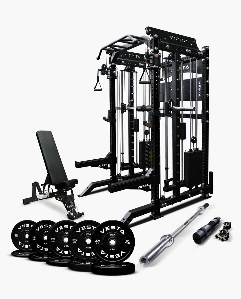 Ultimate Package II - PRO SERIES 3IN1 Ultimate Rack With Smith Machine (BACKORDERED - READ DESCRIPTION)