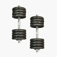 Adjustable Cast Iron Dumbbells (Set)