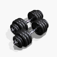 Adjustable Cast Iron Dumbbells (Set)
