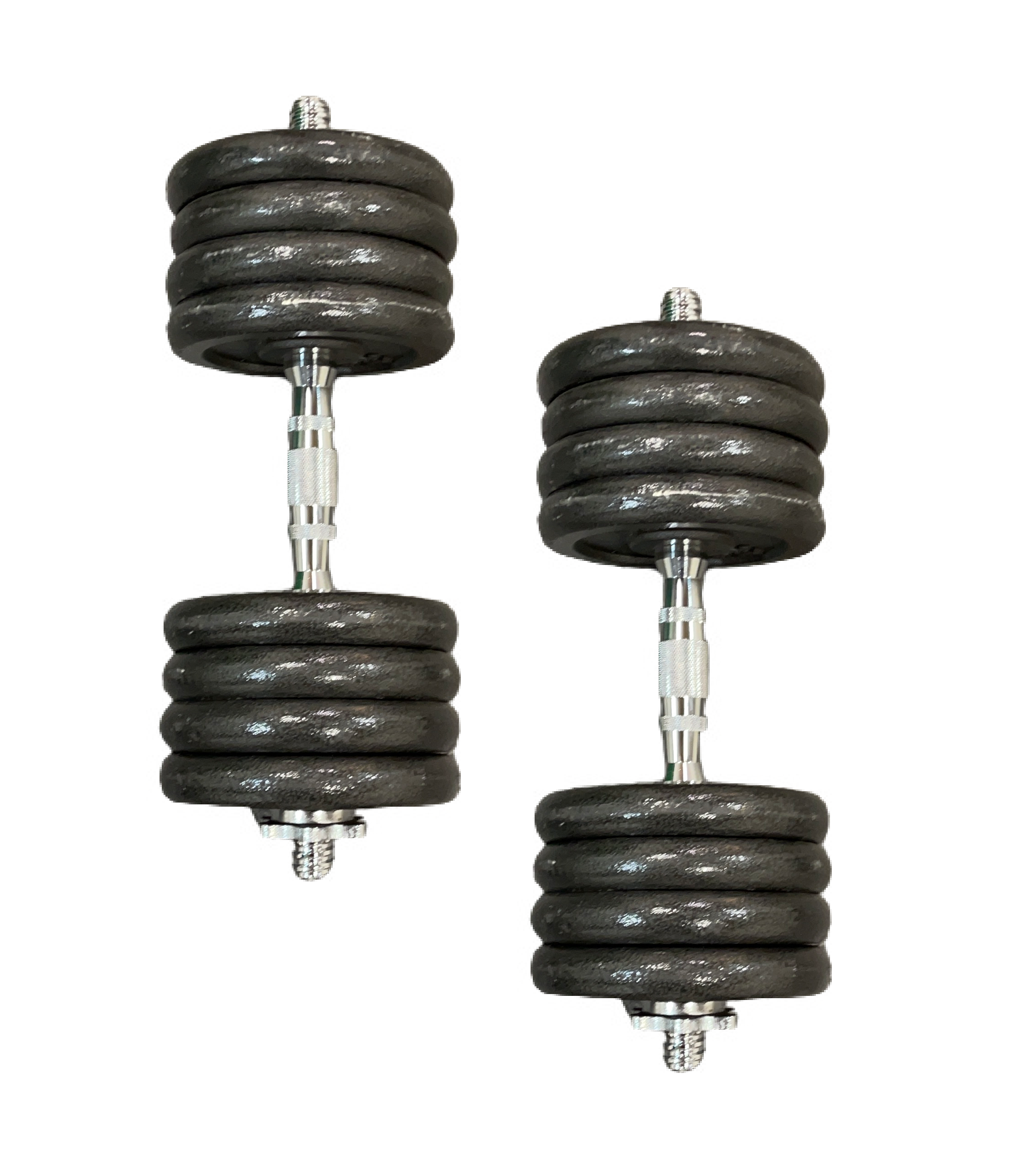 Cast iron adjustable dumbbell set hotsell