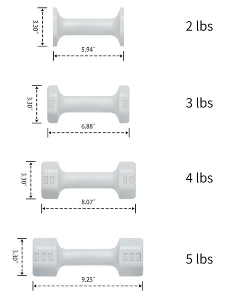 HXD-ERGO Adjustable Dumbbells 4IN1 (Pair)