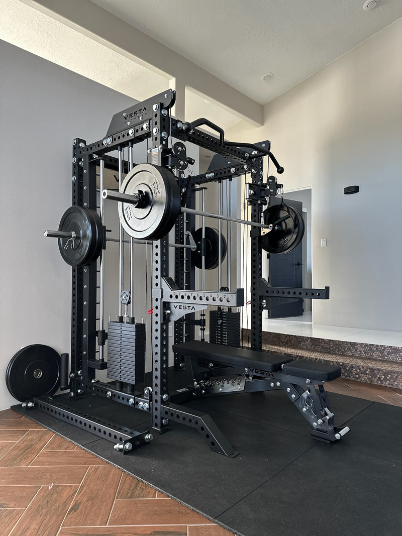 PRO SERIES 3IN1 Ultimate Rack With Smith Machine Black