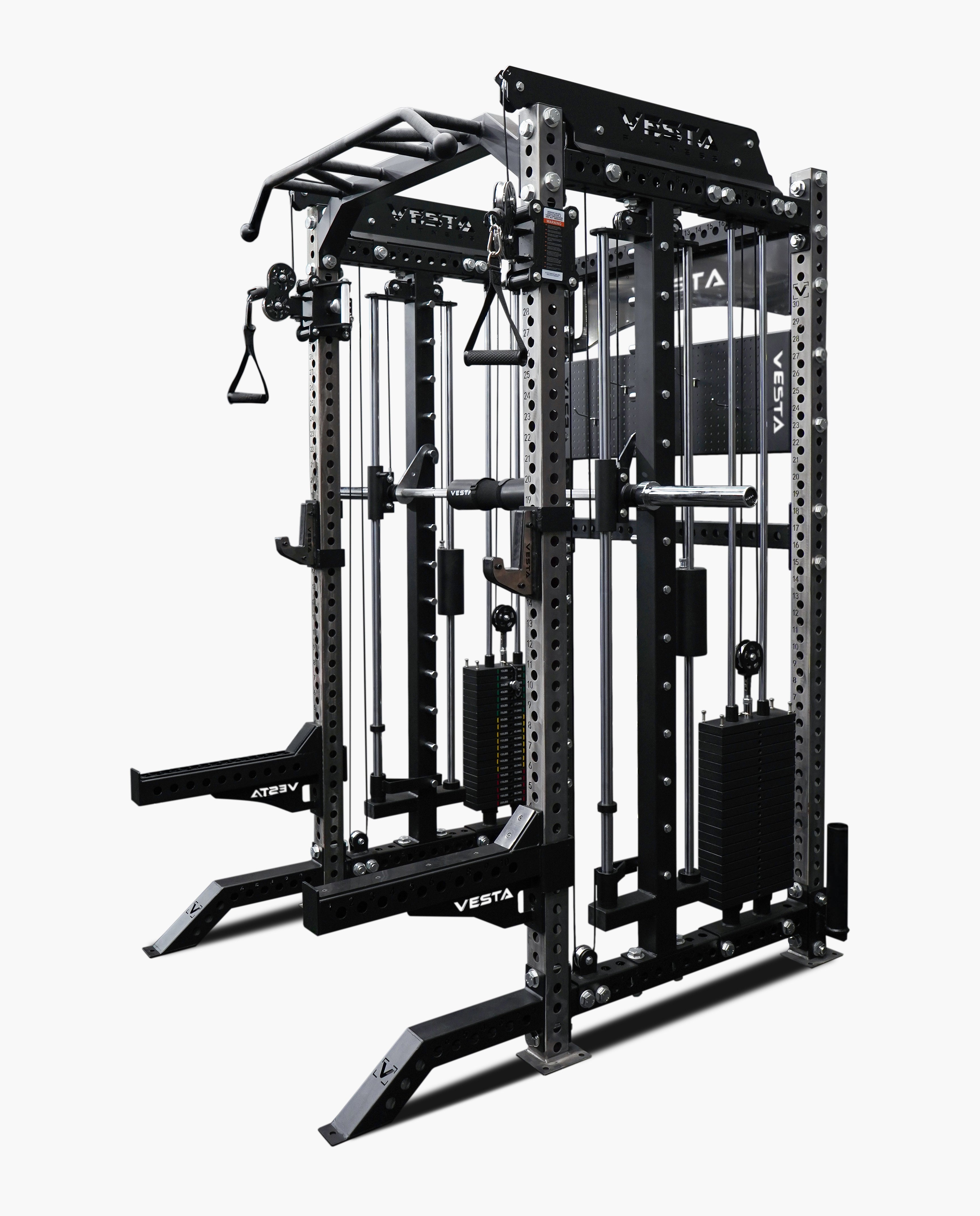 PRO SERIES 3IN1 Ultimate Rack With Smith Machine | Black