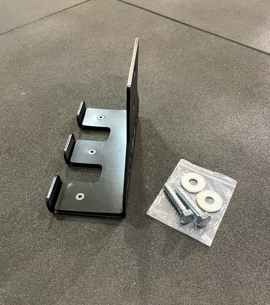 Wall mount barbell holder