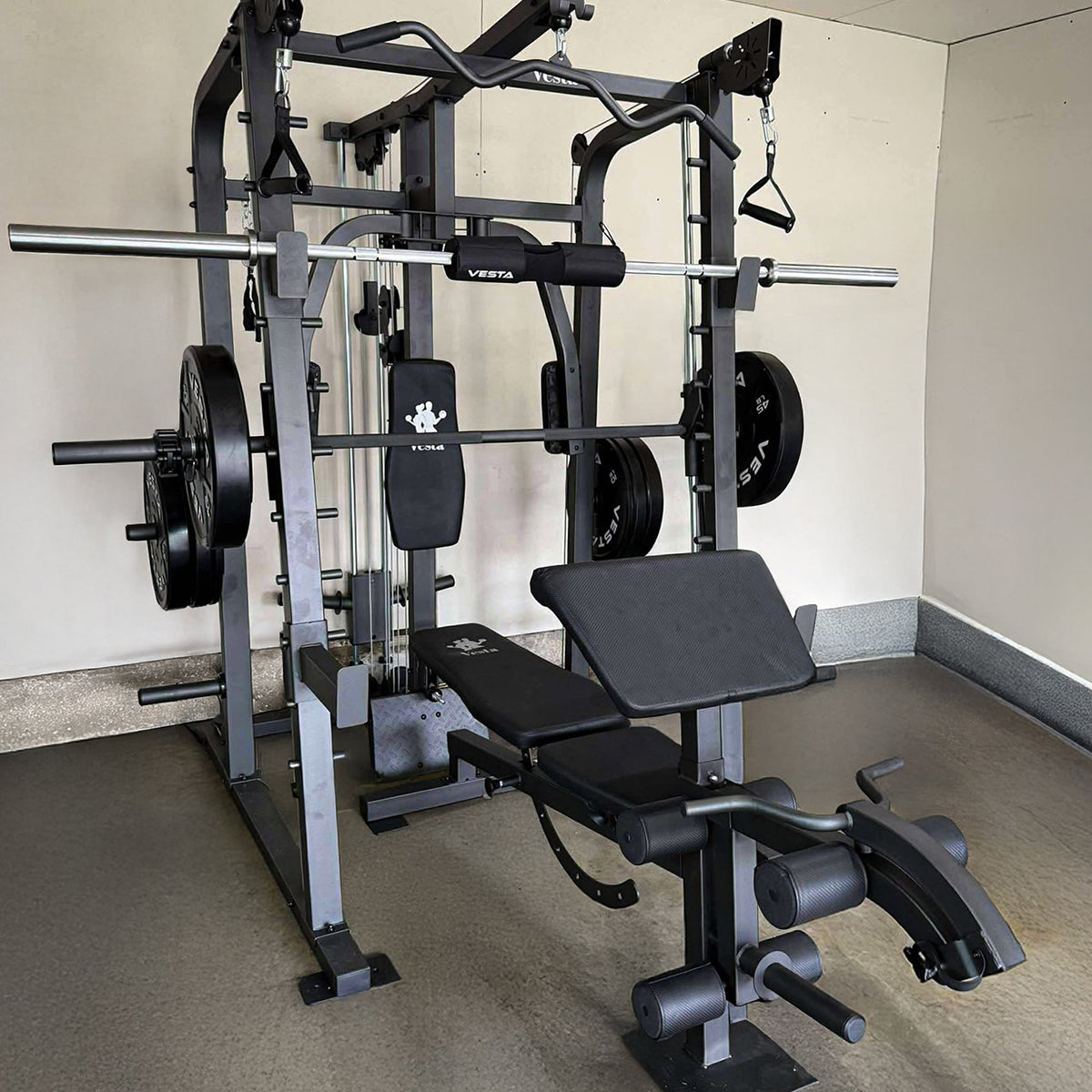 Vesta SM-2001 Smith machine with FID bench