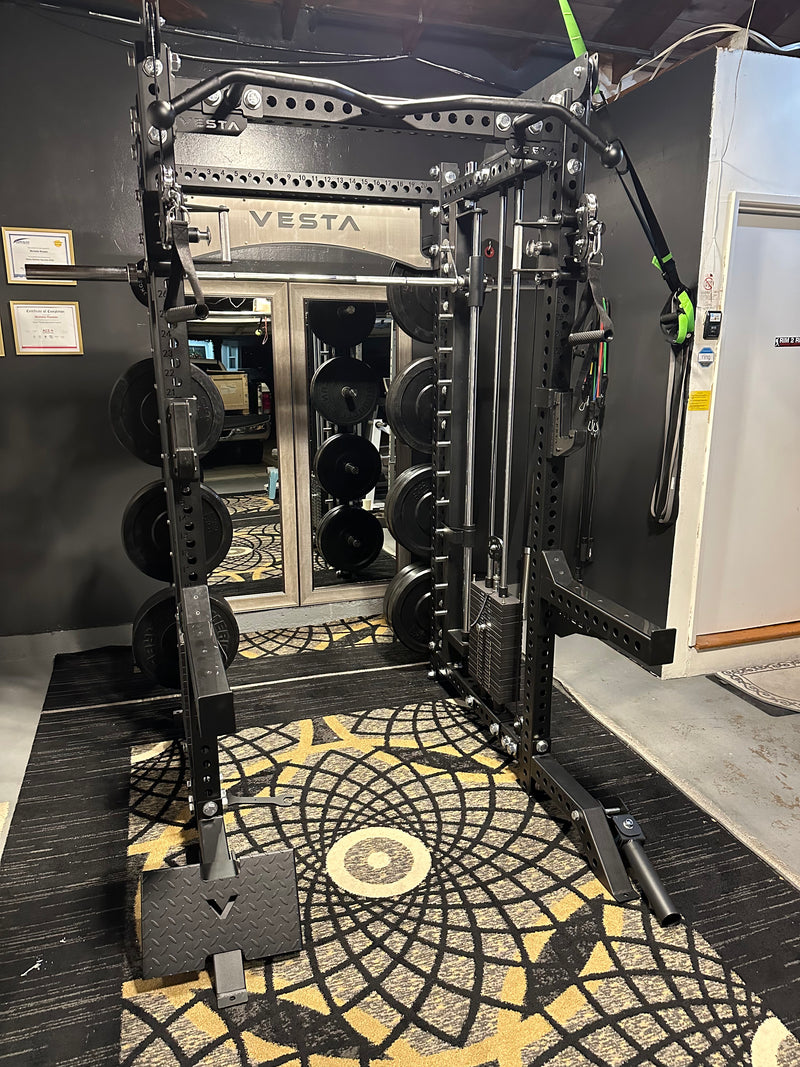PRO SERIES 3IN1 Ultimate Rack With Smith Machine – Vesta Fitness Store