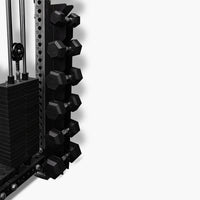 PRO SERIES Mounted Dumbbell Rack