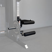 Rack Mounted Leg Curl and Leg Extension 3"x3"