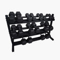 Rubber Hex Dumbbells (Pairs)