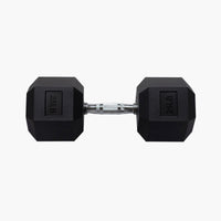 Rubber Hex Dumbbells (Pairs)