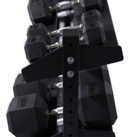 Rubber Hex Dumbbells (Pairs)