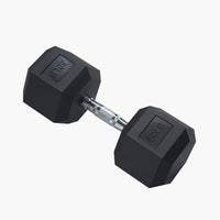 Rubber Hex Dumbbells (Pairs)