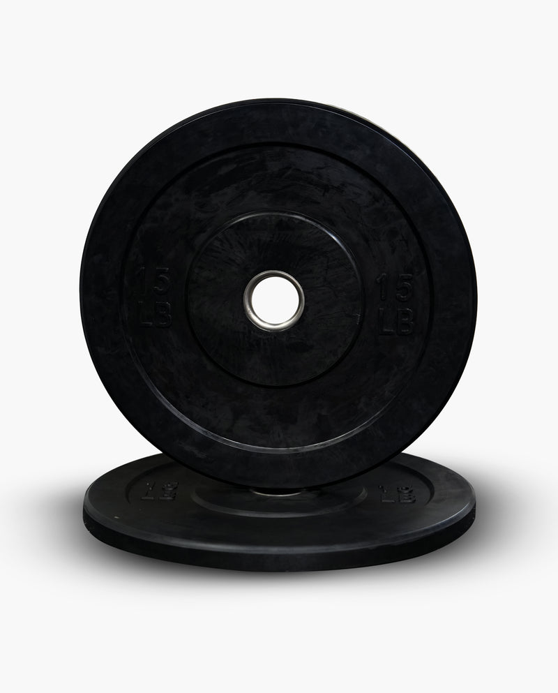 Standard Black Bumper Plates | Vesta Fitness