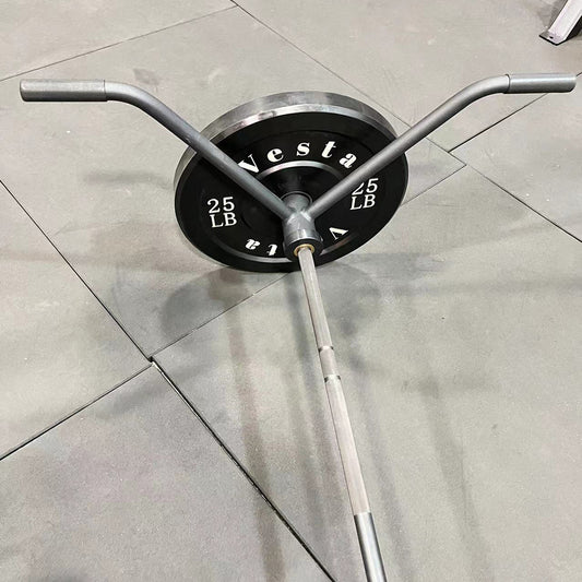 Straight Landmine Holders with Rubber Handle