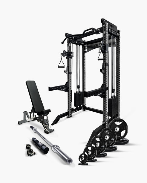 Tra Racks Ultimate Package I - PRO SERIES 2IN1 Ultimate Half Rack Functional Tra ...