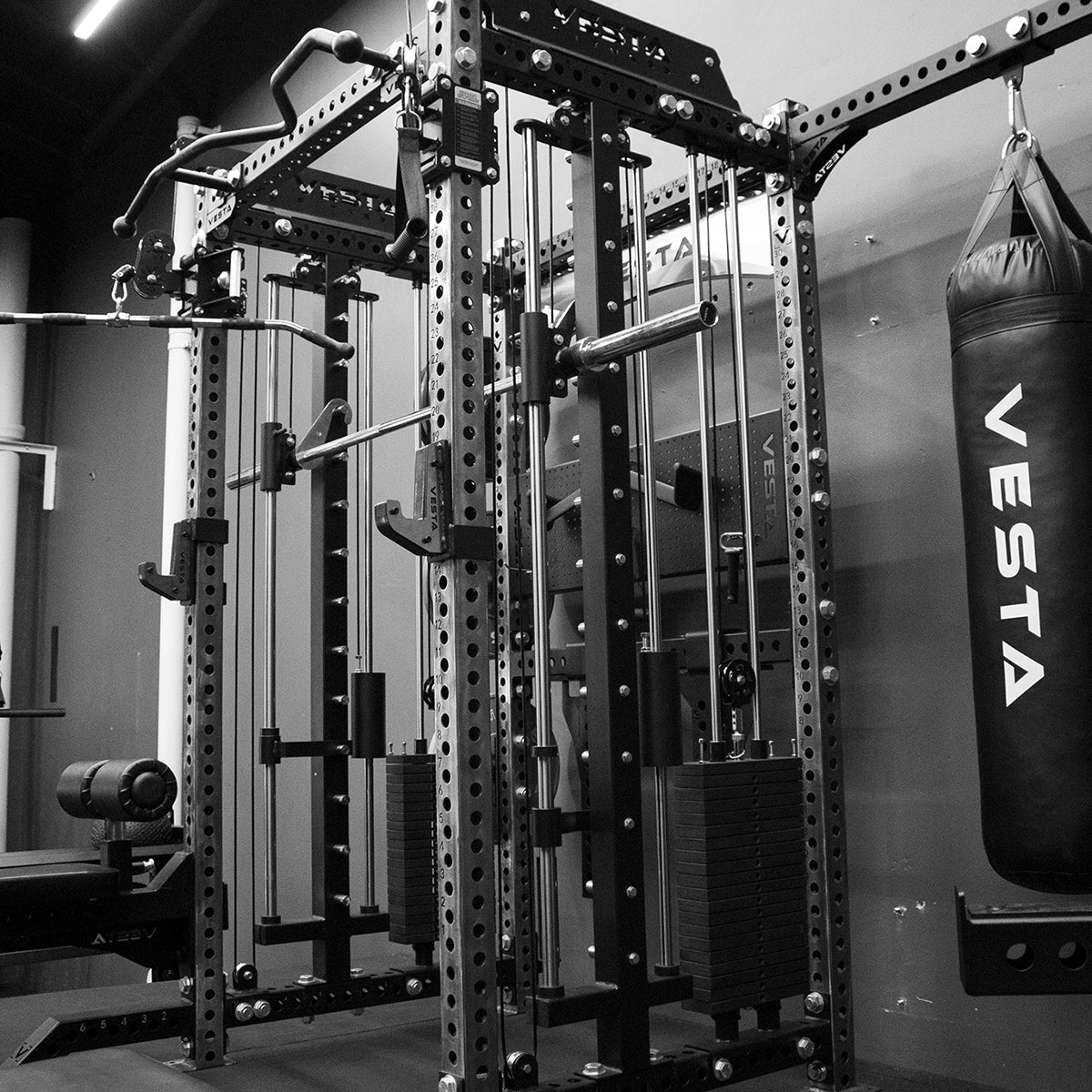 Ultimate 4IN1 Rack With Boxing Kit | Vesta Fitness