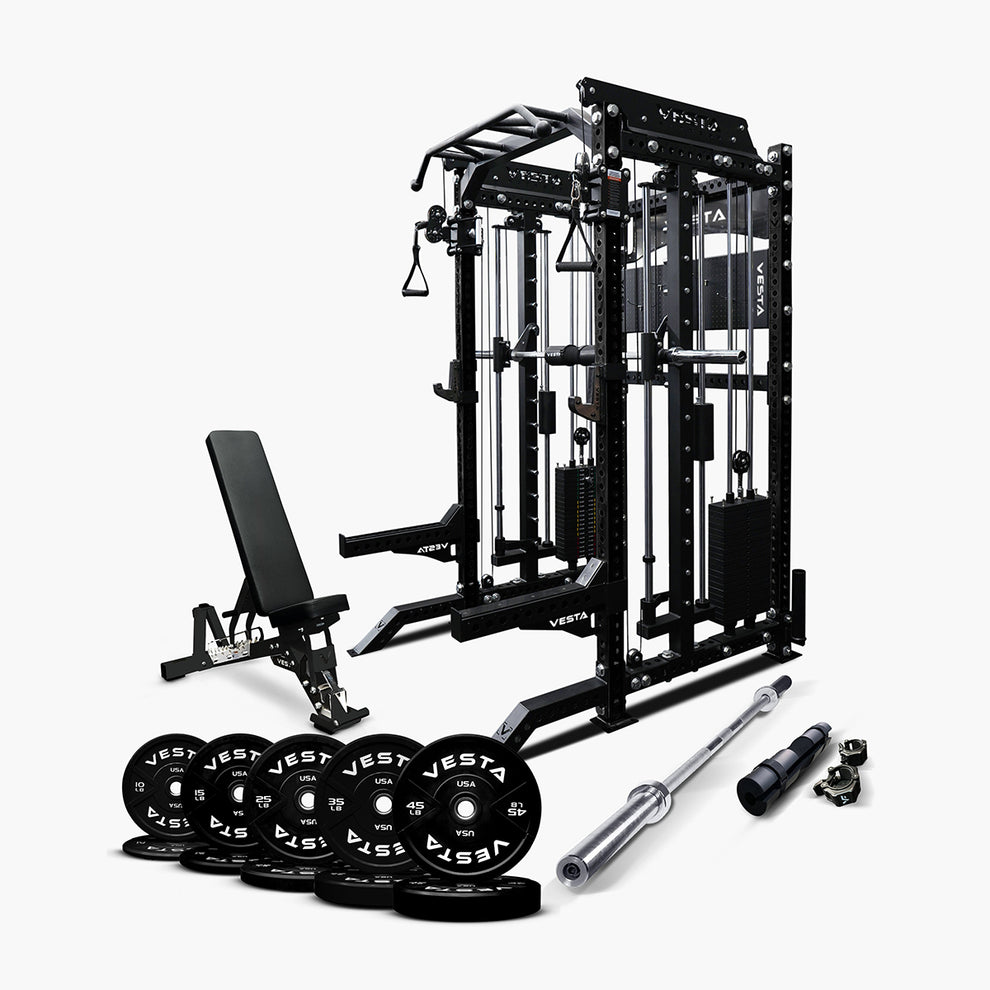 Ultimate Package - PRO SERIES 3IN1 Ultimate Rack With Smith Machine ...