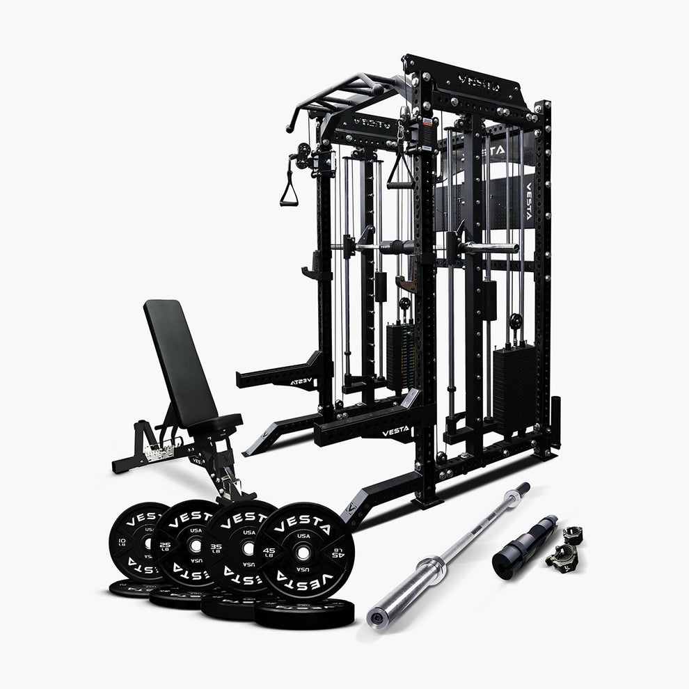Ultimate Package - PRO SERIES 3IN1 Ultimate Rack With Smith Machine ...