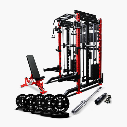 Ultimate Package II - PRO SERIES 3IN1 Ultimate Rack With Smith Machine
