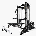 Ultimate Package I - PRO SERIES 2IN1 Ultimate Half Rack with Functional Trainer Combo