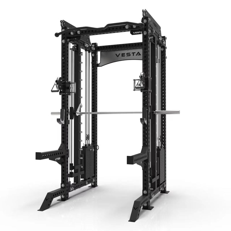 PRO SERIES 3IN1 Ultimate Rack With Smith Machine – Vesta Fitness Store