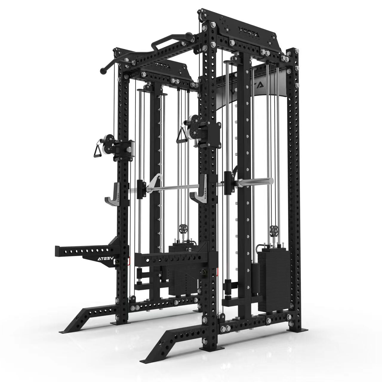 PRO SERIES 3IN1 Ultimate Rack With Smith Machine – Vesta Fitness Store