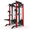 PRO SERIES Ultimate Rack With Smith Machine Front Counterbalance - Red