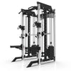 PRO SERIES Ultimate Rack With Smith Machine Front Counterbalance - White