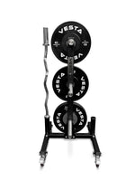 Weight Plate Tree and Two Barbell Holders