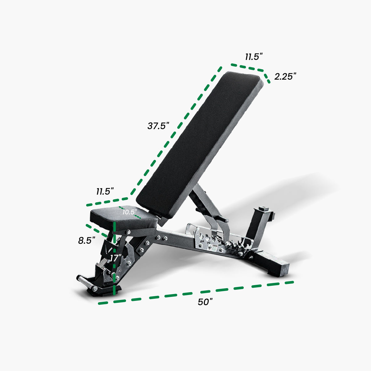 Adjustable Bench AB-3000 specification image