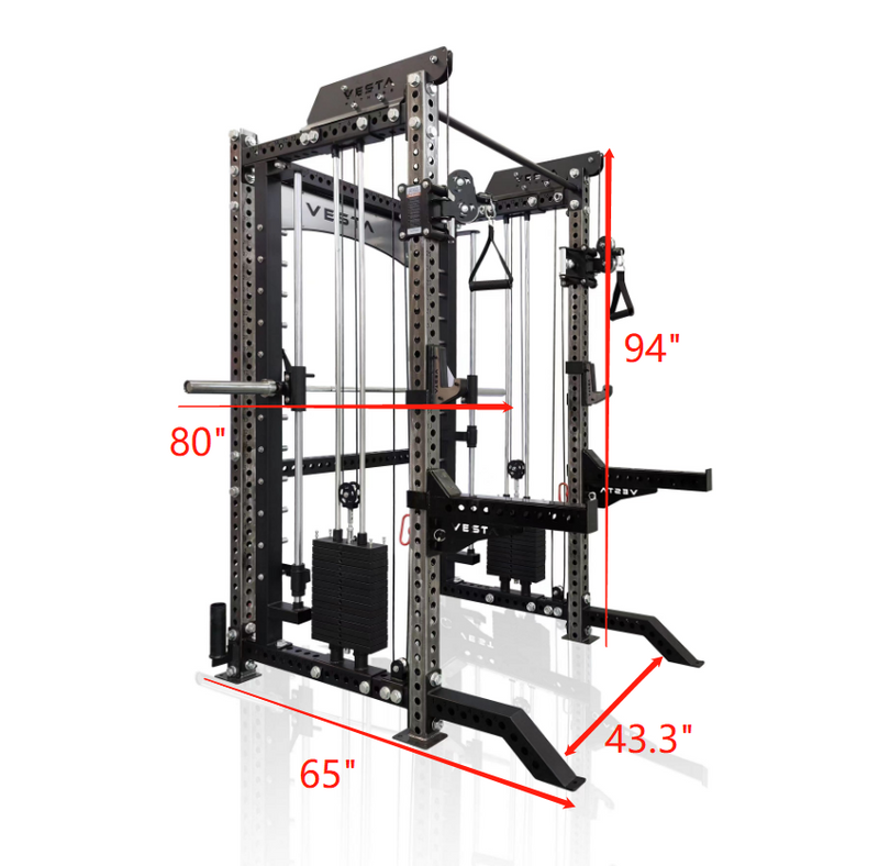 PRO Series Ultimate Rack With Smith – Vesta Fitness Store