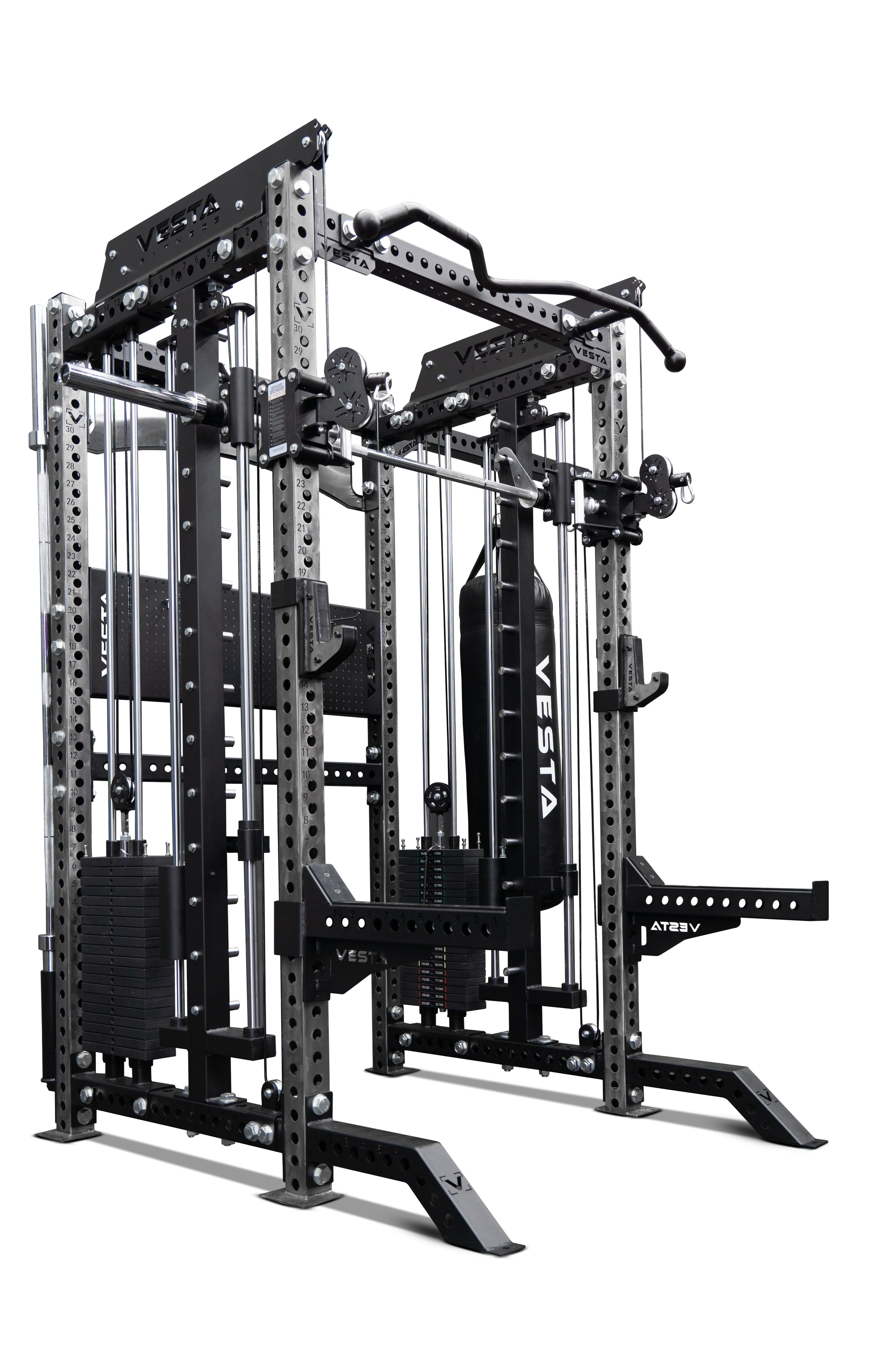 PRO SERIES 3IN1 Ultimate Rack With Smith Machine – Vesta Fitness Store