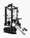 Ultimate Package II - PRO SERIES 3IN1 Ultimate Rack With Smith Machine 230lb black