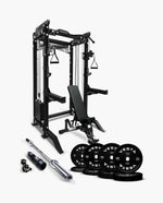 Ultimate Package I - PRO SERIES 2IN1 Ultimate Half Rack Functional Trainer Combo 230 lb