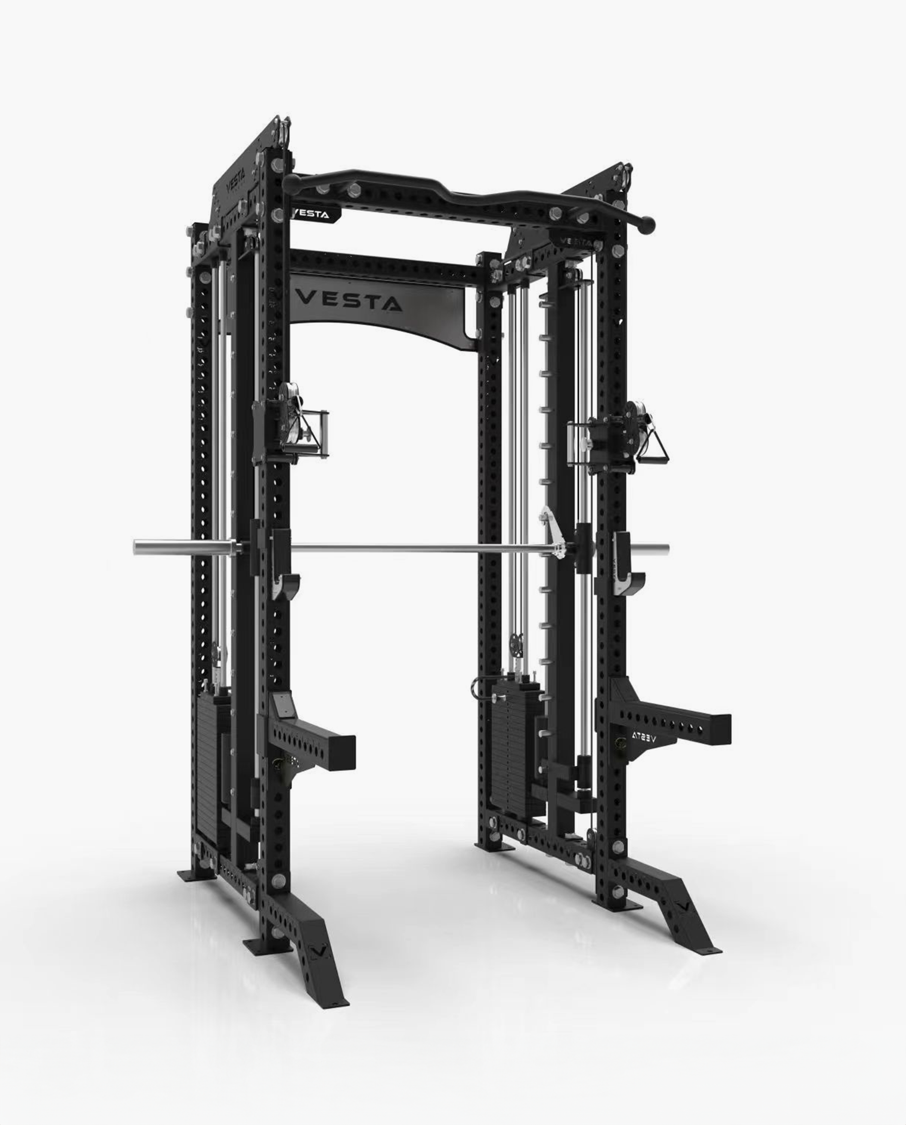 PRO SERIES 3IN1 Ultimate Rack With Smith Machine – Vesta Fitness Store