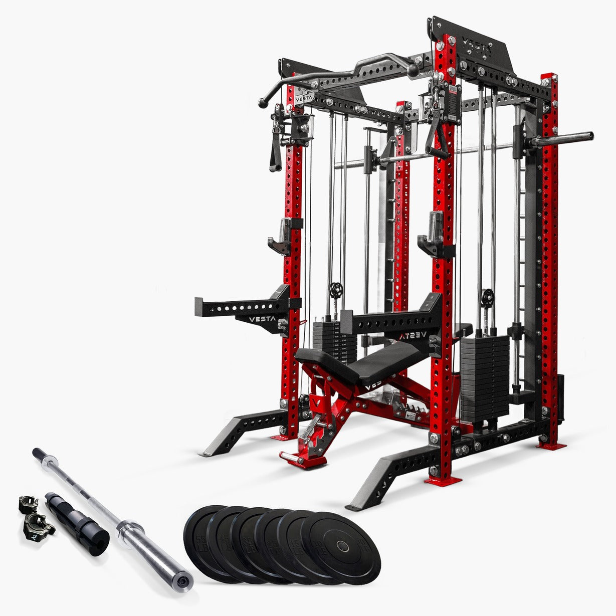 Ultimate Package II - PRO SERIES 3IN1 Ultimate Rack – Vesta Fitness Store