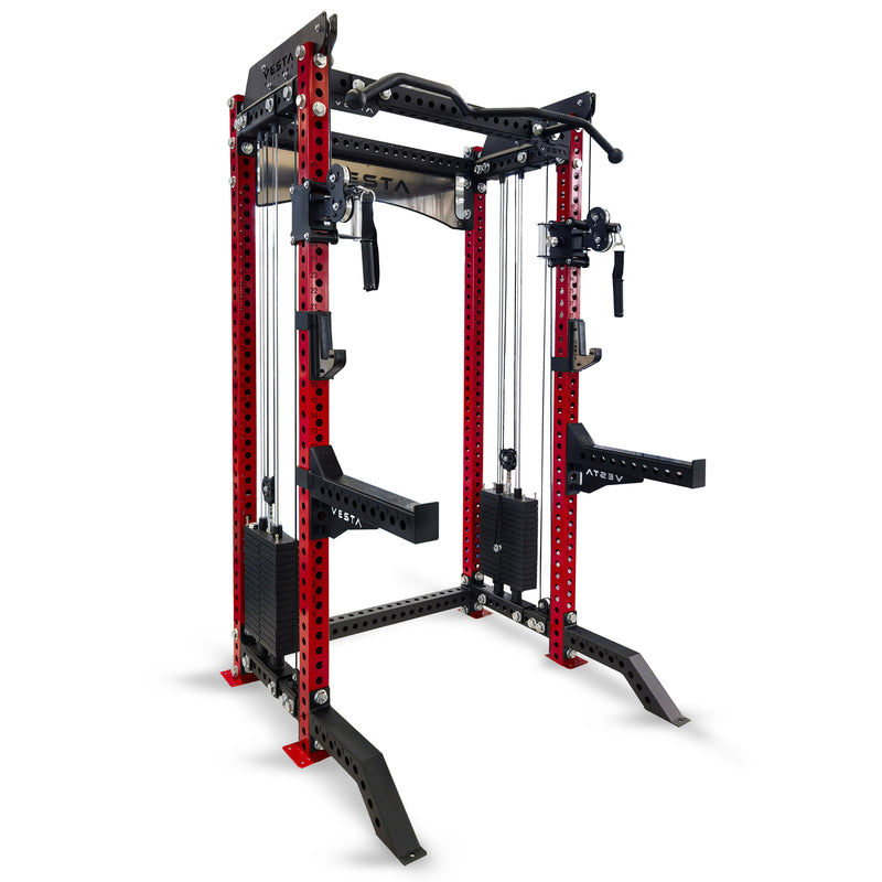 PRO SERIES 2IN1 Ultimate Half Rack Functional Trainer Combo – Vesta ...