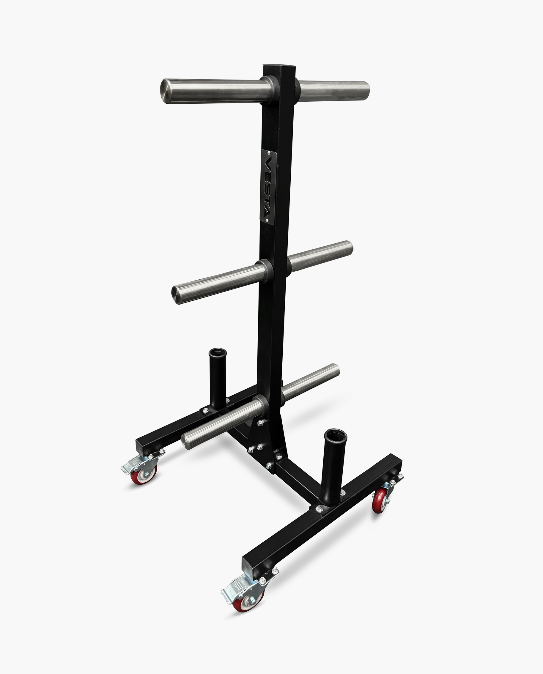 Vertical Weight Plate Tree With Two Barbell Holders (BACKORDERED