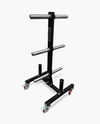 Vertical Weight Plate Tree With Two Barbell Holders