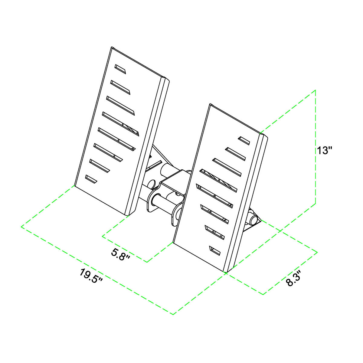 Pioneer Lat Tower Foot Plate