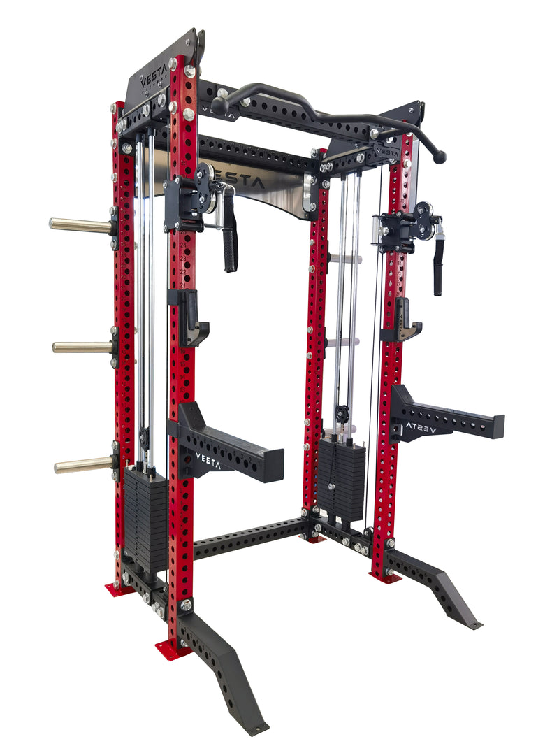 PRO SERIES 2IN1 Ultimate Half Rack Functional Trainer Combo – Vesta ...