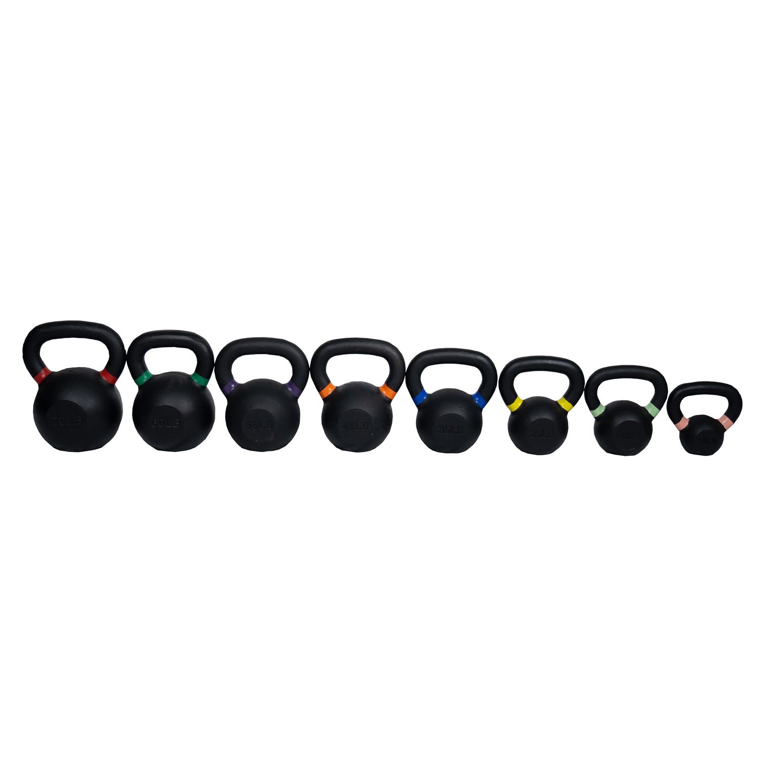 10lb - 70lb Cast Iron Kettlebells