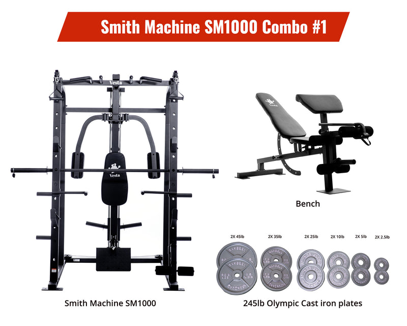 VESTA Smith Machine SM1001 – Vesta Fitness Store